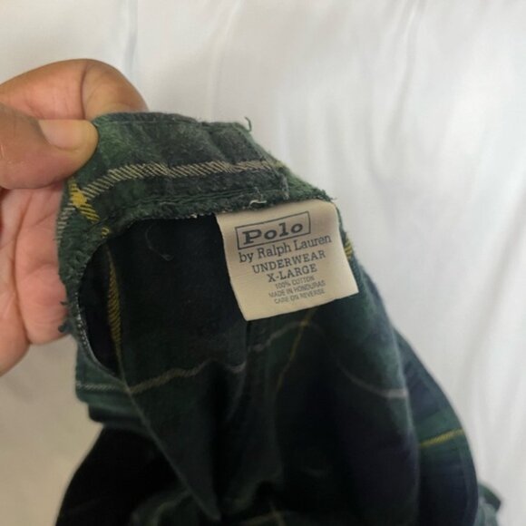 Polo Ralph Lauren SLEEPWEAR PANTS Mens  Size Xl Plaid Blue PJ Bottoms - Picture 5 of 5